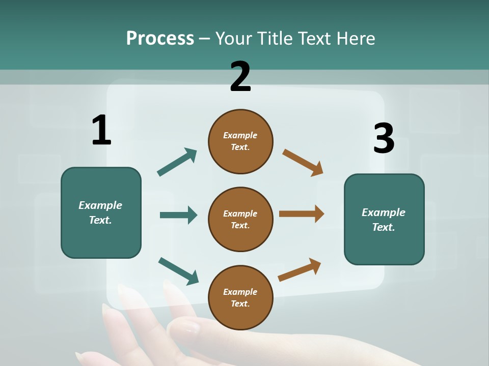 Tech Digital Push PowerPoint Template