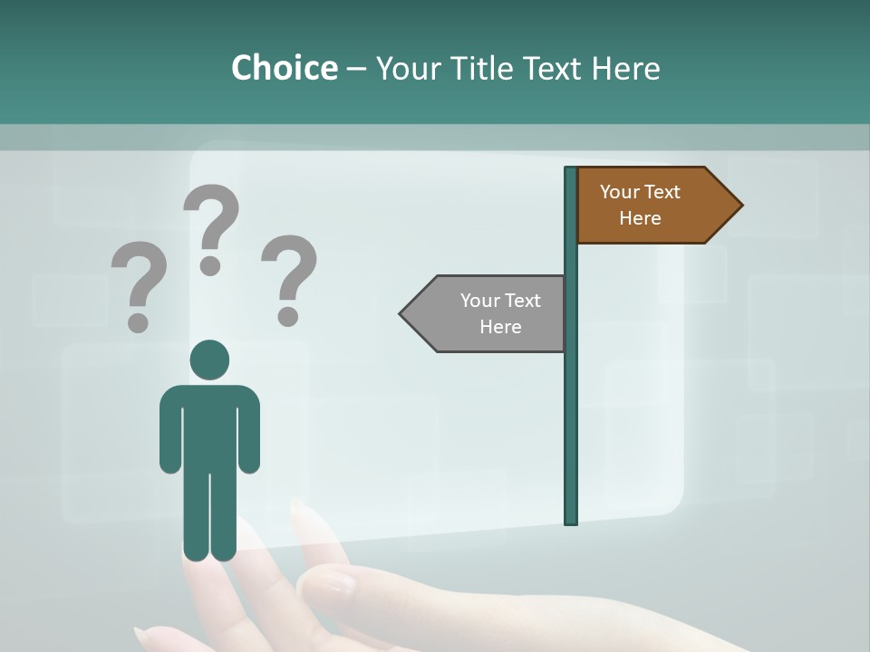 Tech Digital Push PowerPoint Template