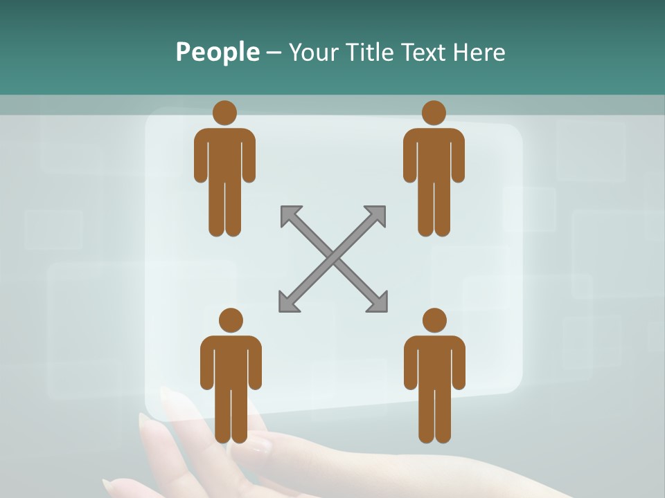 Tech Digital Push PowerPoint Template
