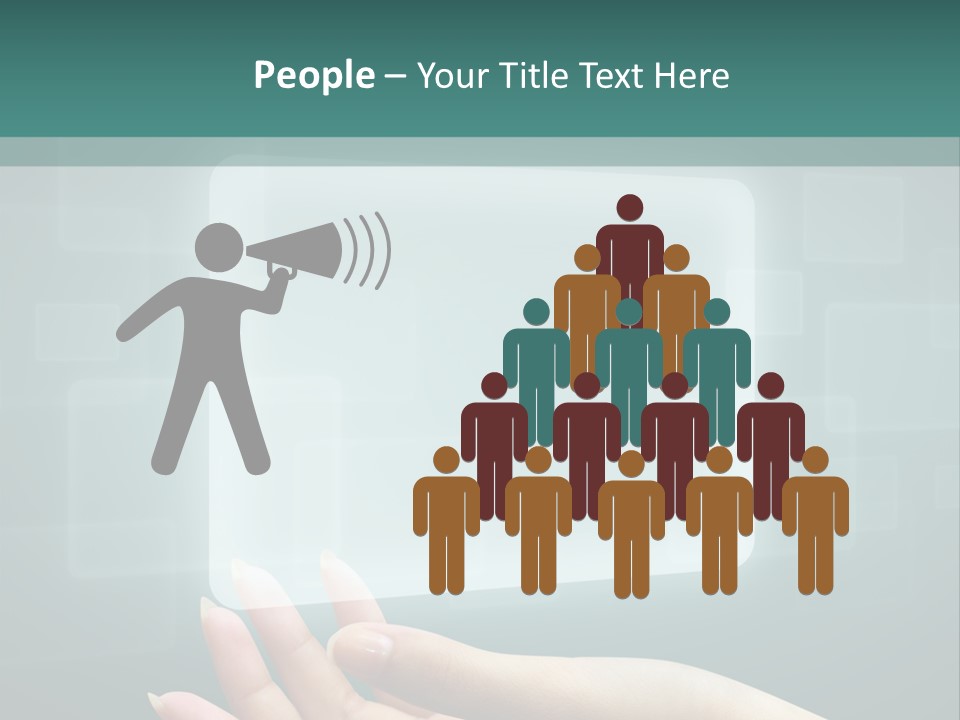 Tech Digital Push PowerPoint Template