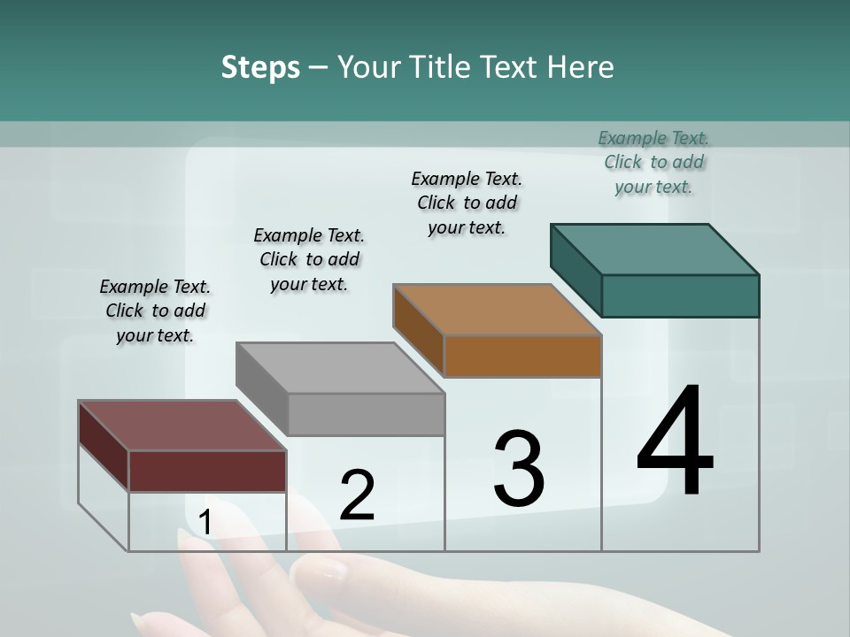 Tech Digital Push PowerPoint Template