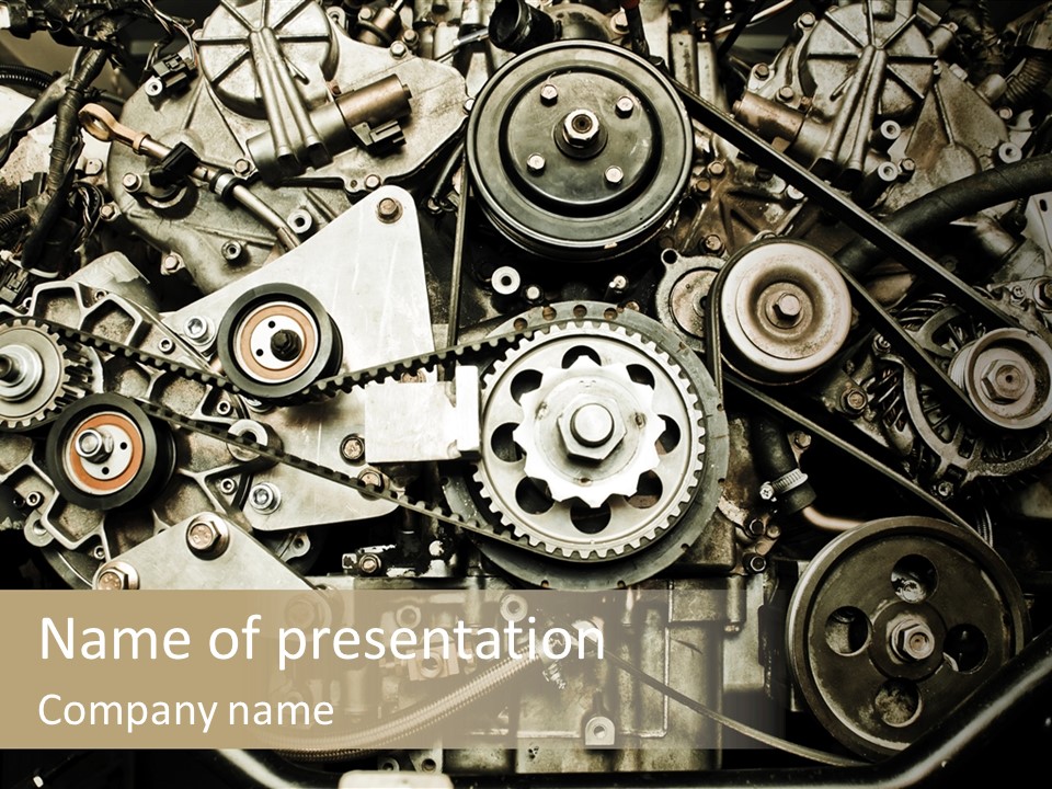 Gearbox Pimp Precision PowerPoint Template