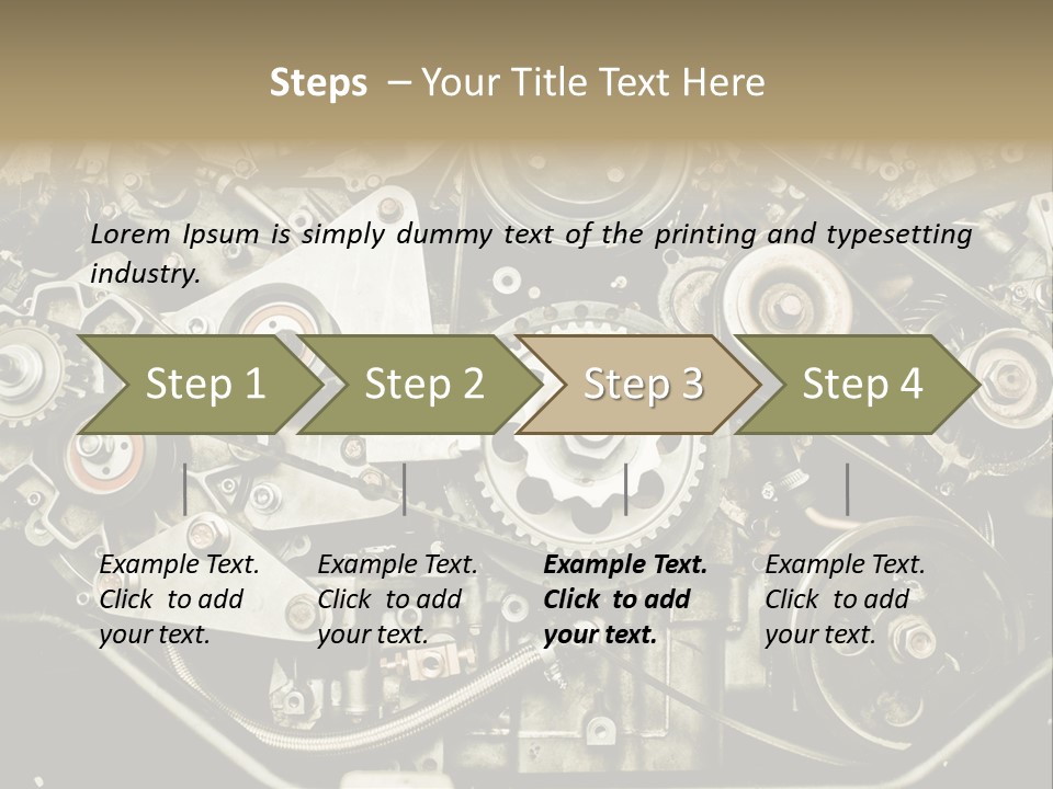 Gearbox Pimp Precision PowerPoint Template