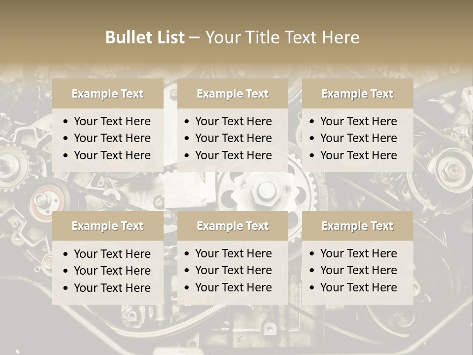 Gearbox Pimp Precision PowerPoint Template
