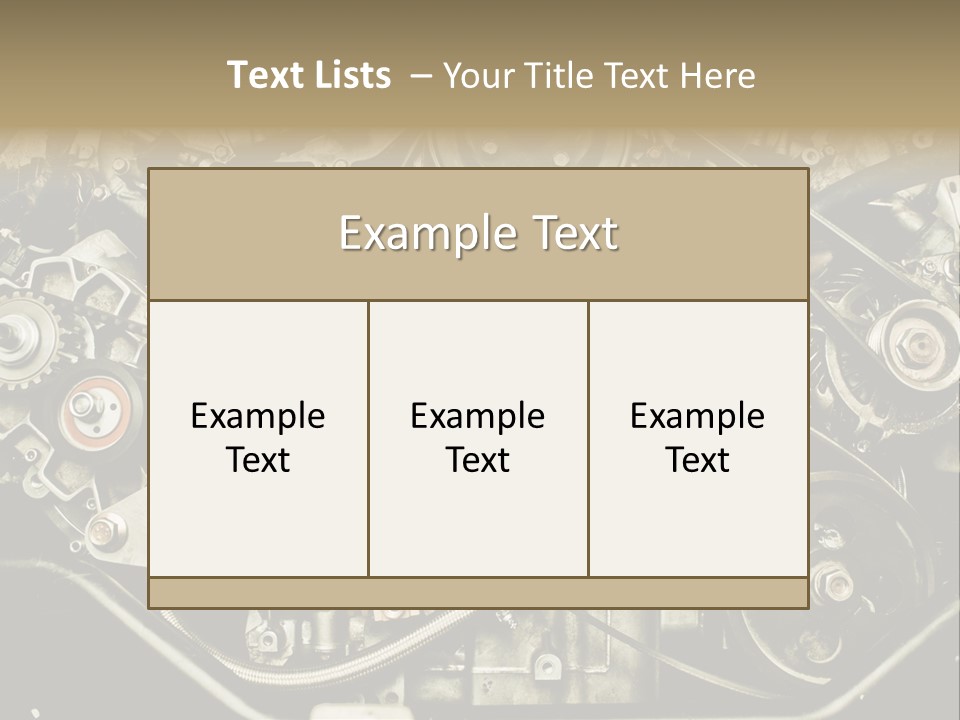 Gearbox Pimp Precision PowerPoint Template