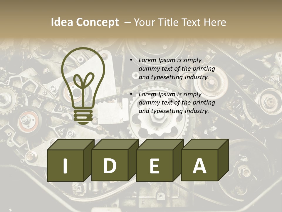 Gearbox Pimp Precision PowerPoint Template