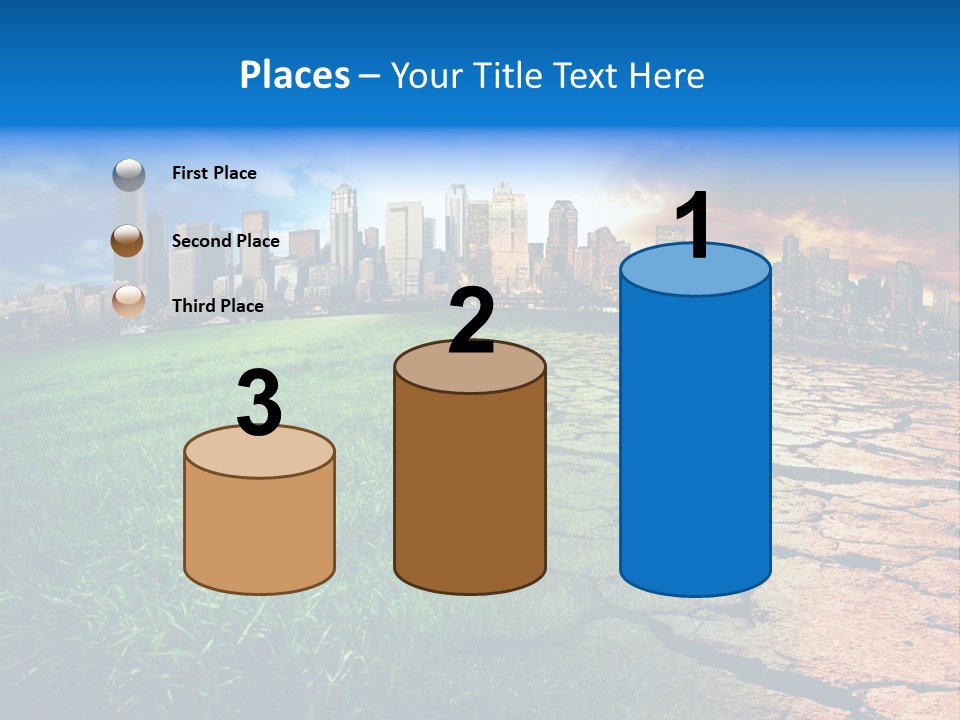 Futuristic Climate Change Dry PowerPoint Template