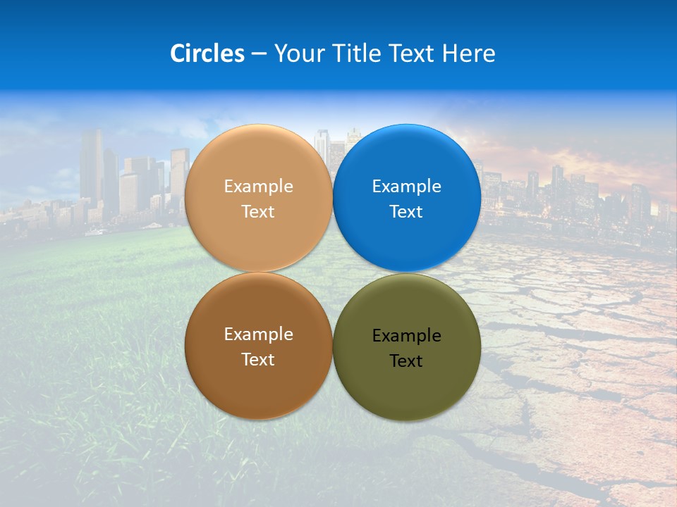 Futuristic Climate Change Dry PowerPoint Template