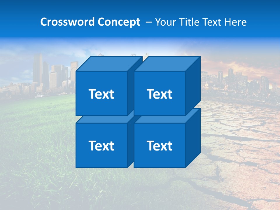 Futuristic Climate Change Dry PowerPoint Template