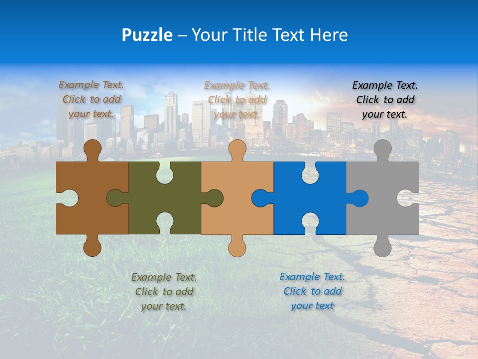 Futuristic Climate Change Dry PowerPoint Template