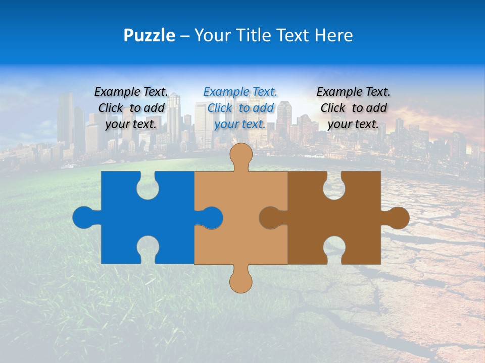 Futuristic Climate Change Dry PowerPoint Template