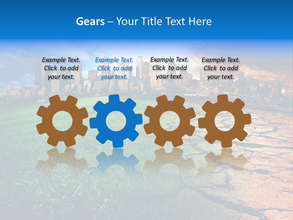 Futuristic Climate Change Dry PowerPoint Template