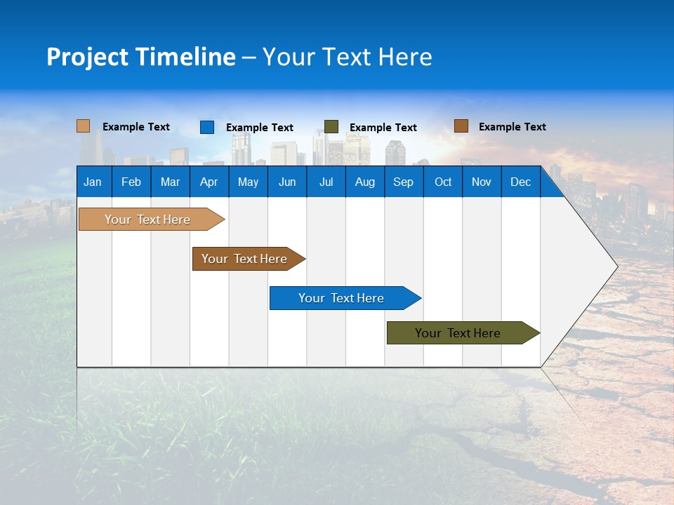 Futuristic Climate Change Dry PowerPoint Template