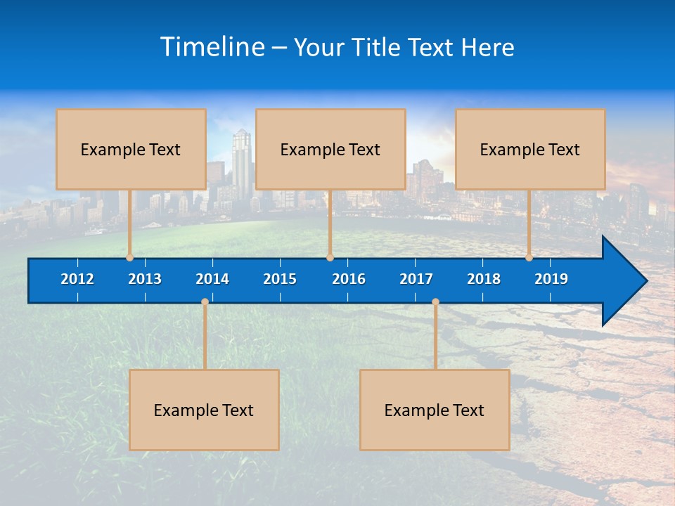 Futuristic Climate Change Dry PowerPoint Template