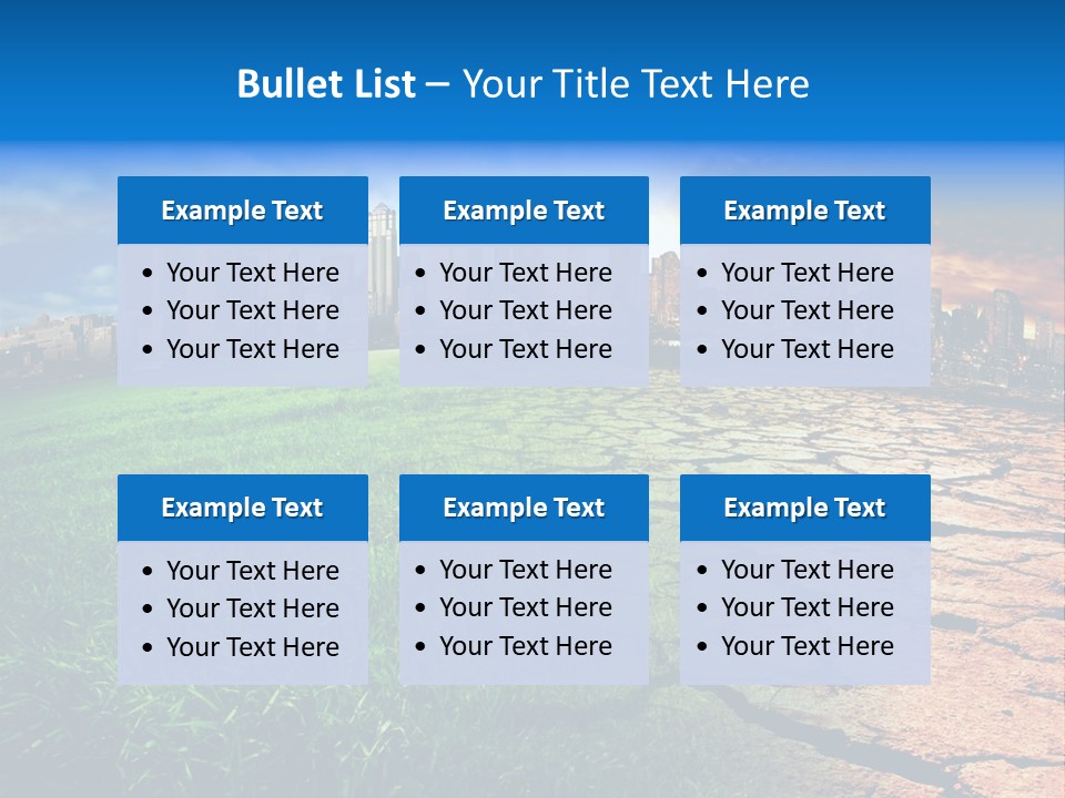 Futuristic Climate Change Dry PowerPoint Template