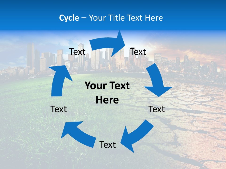 Futuristic Climate Change Dry PowerPoint Template