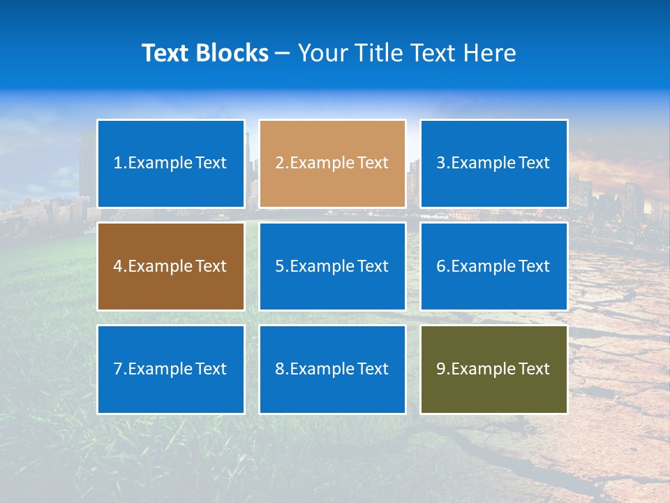 Futuristic Climate Change Dry PowerPoint Template
