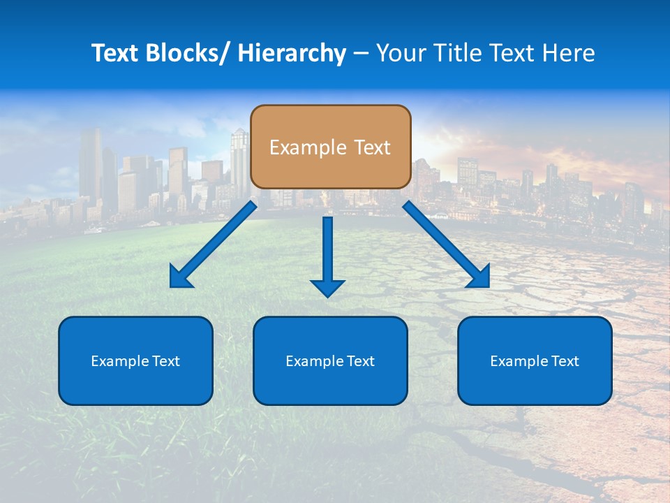 Futuristic Climate Change Dry PowerPoint Template