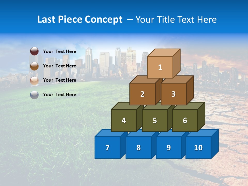 Futuristic Climate Change Dry PowerPoint Template