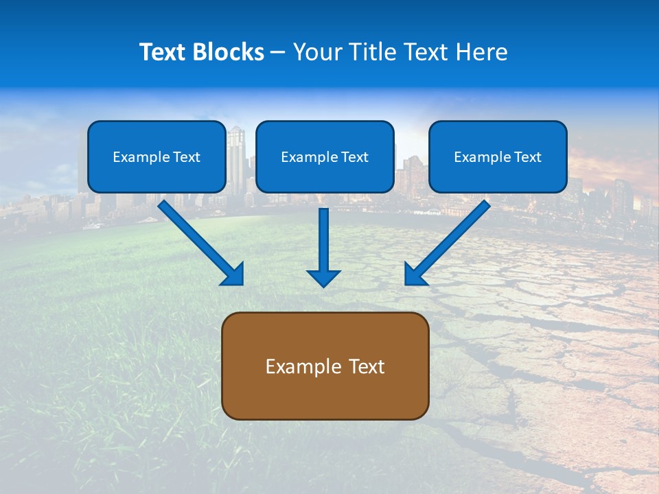 Futuristic Climate Change Dry PowerPoint Template