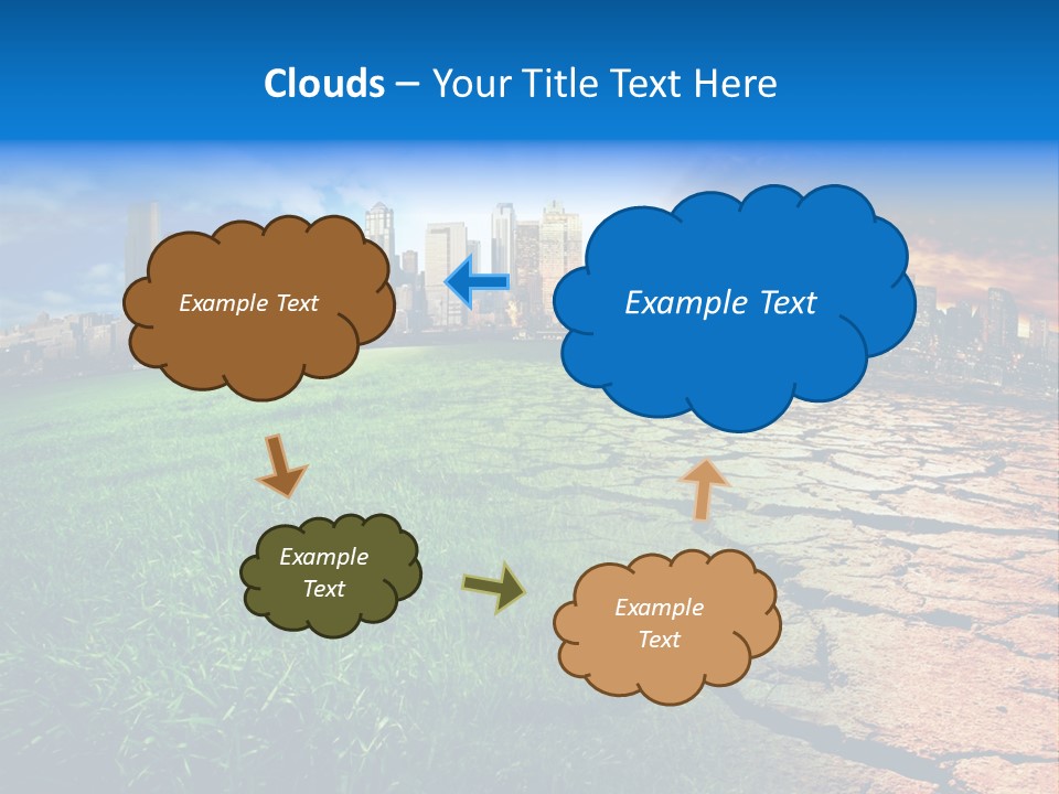 Futuristic Climate Change Dry PowerPoint Template