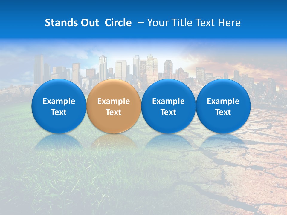 Futuristic Climate Change Dry PowerPoint Template