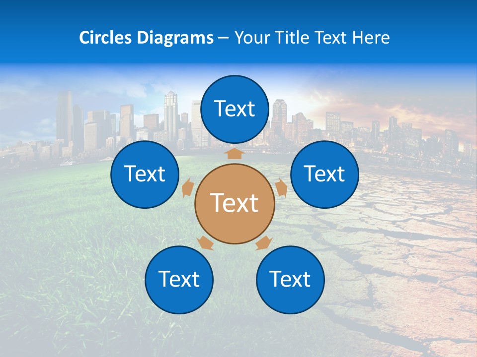 Futuristic Climate Change Dry PowerPoint Template