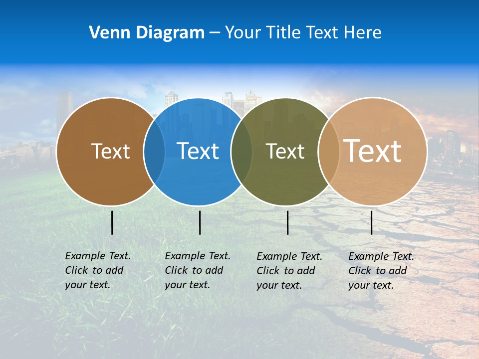 Futuristic Climate Change Dry PowerPoint Template