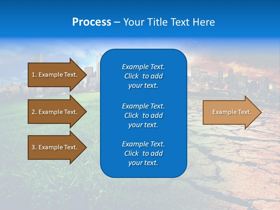 Futuristic Climate Change Dry PowerPoint Template