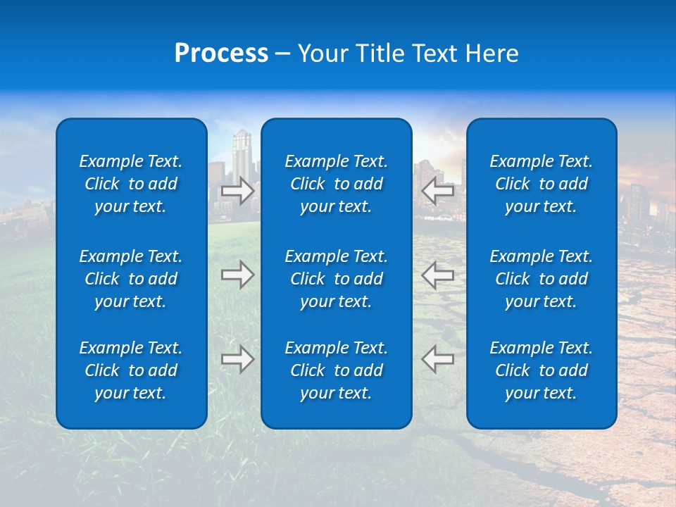 Futuristic Climate Change Dry PowerPoint Template