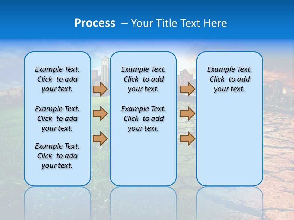 Futuristic Climate Change Dry PowerPoint Template