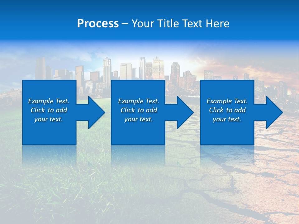 Futuristic Climate Change Dry PowerPoint Template