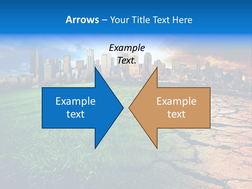 Futuristic Climate Change Dry PowerPoint Template