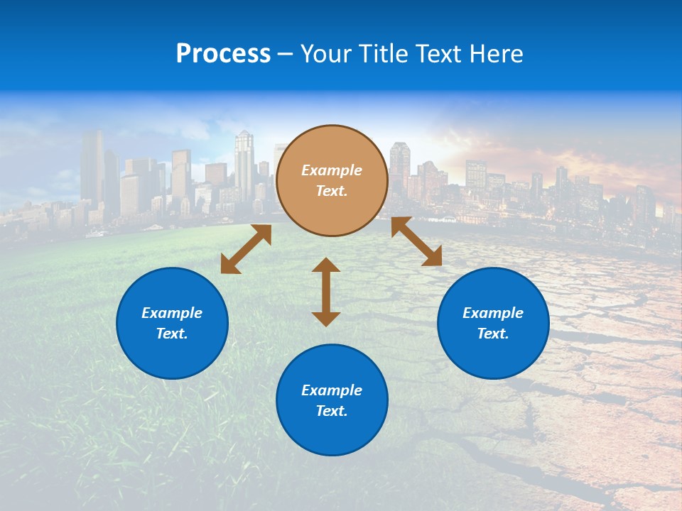 Futuristic Climate Change Dry PowerPoint Template