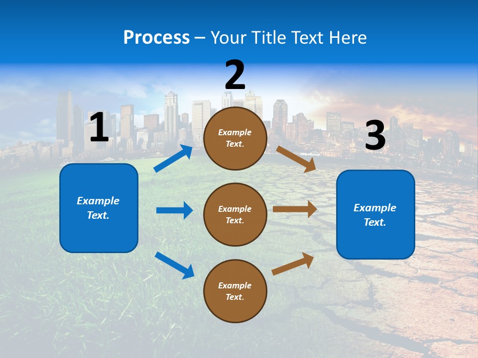 Futuristic Climate Change Dry PowerPoint Template