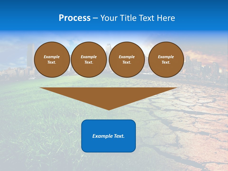 Futuristic Climate Change Dry PowerPoint Template