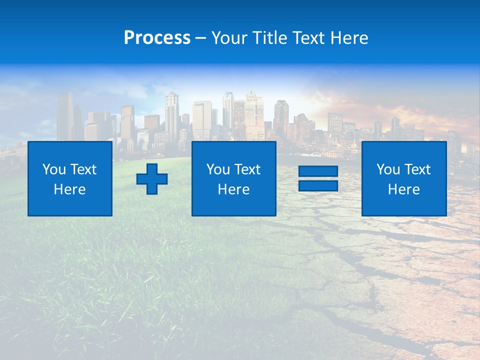 Futuristic Climate Change Dry PowerPoint Template
