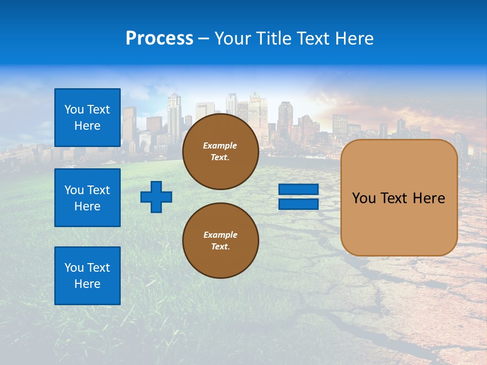 Futuristic Climate Change Dry PowerPoint Template