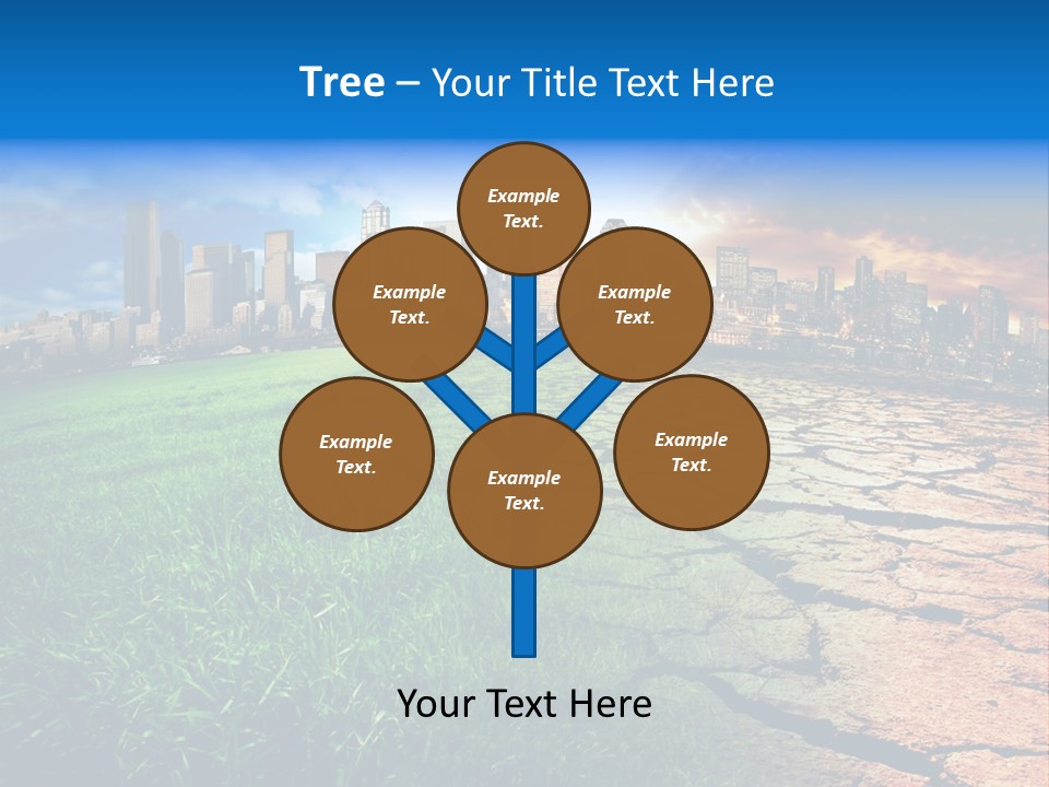 Futuristic Climate Change Dry PowerPoint Template