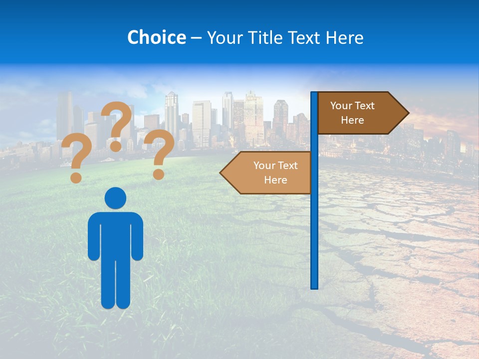 Futuristic Climate Change Dry PowerPoint Template