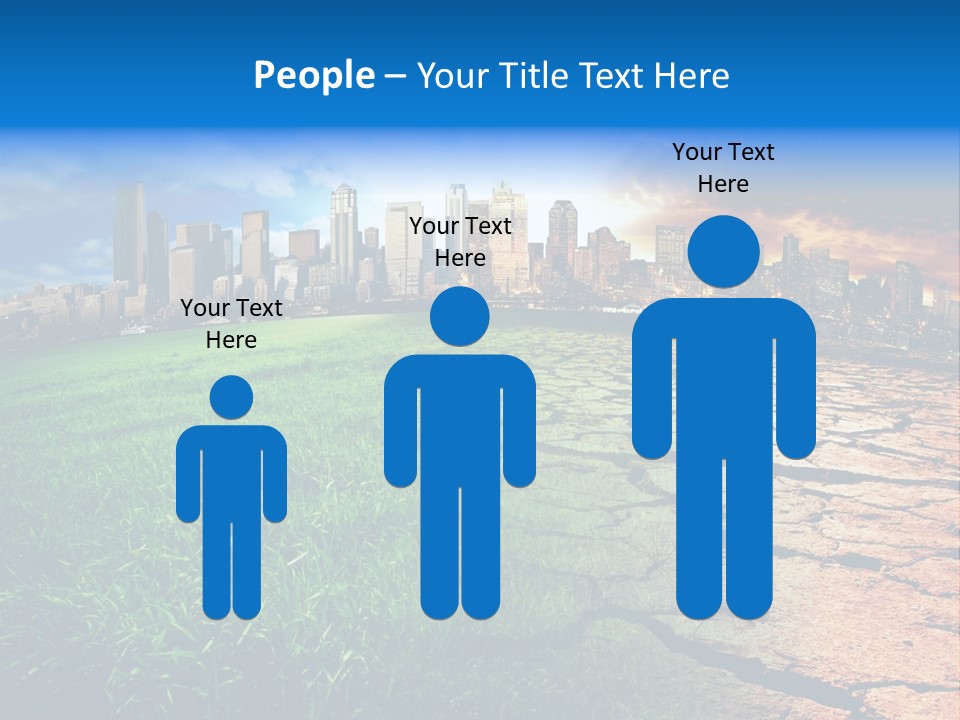Futuristic Climate Change Dry PowerPoint Template
