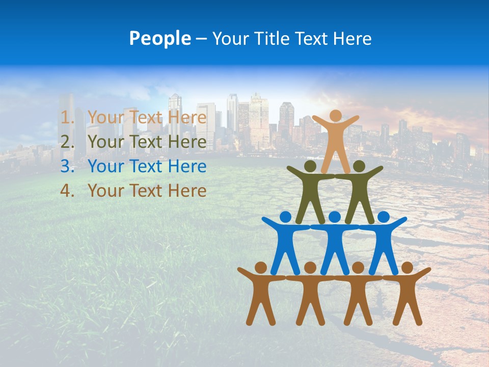 Futuristic Climate Change Dry PowerPoint Template