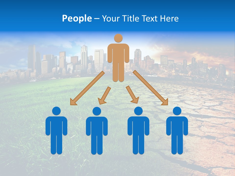 Futuristic Climate Change Dry PowerPoint Template