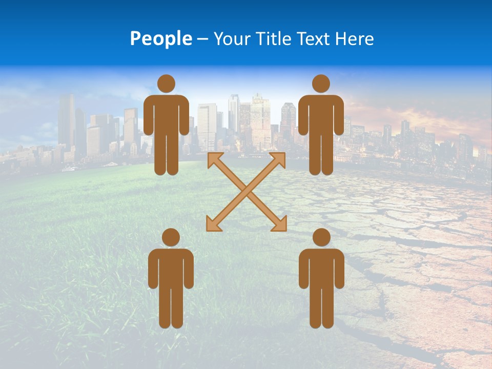 Futuristic Climate Change Dry PowerPoint Template