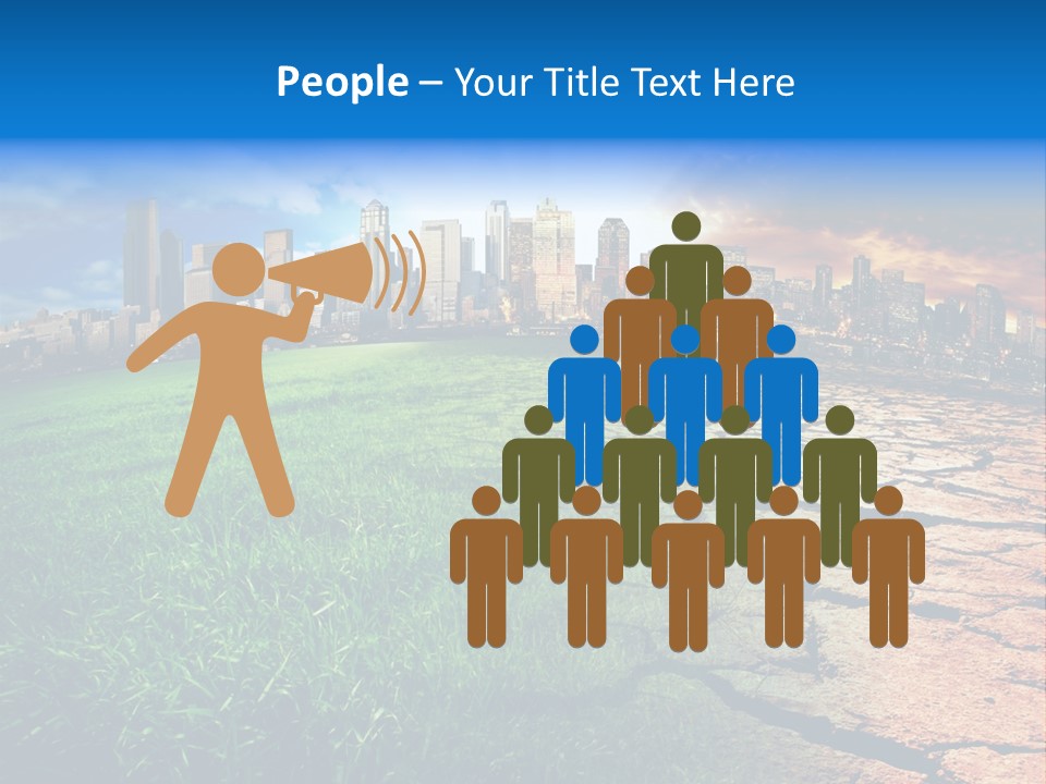 Futuristic Climate Change Dry PowerPoint Template