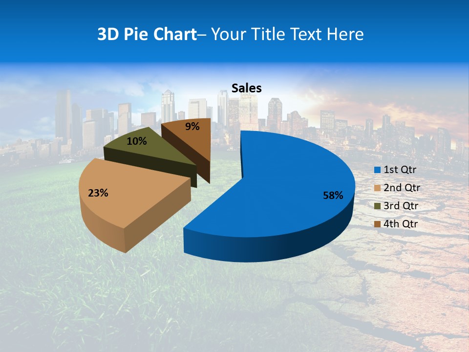 Futuristic Climate Change Dry PowerPoint Template