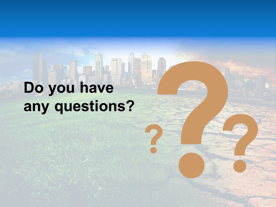 Futuristic Climate Change Dry PowerPoint Template