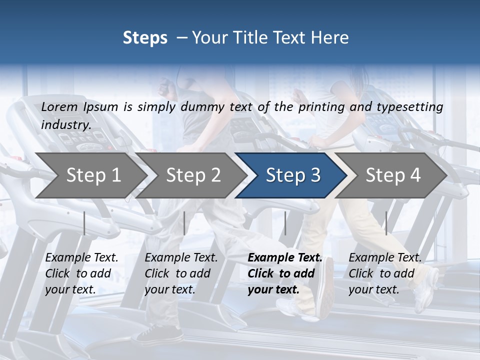 Power Bodycare Figure PowerPoint Template