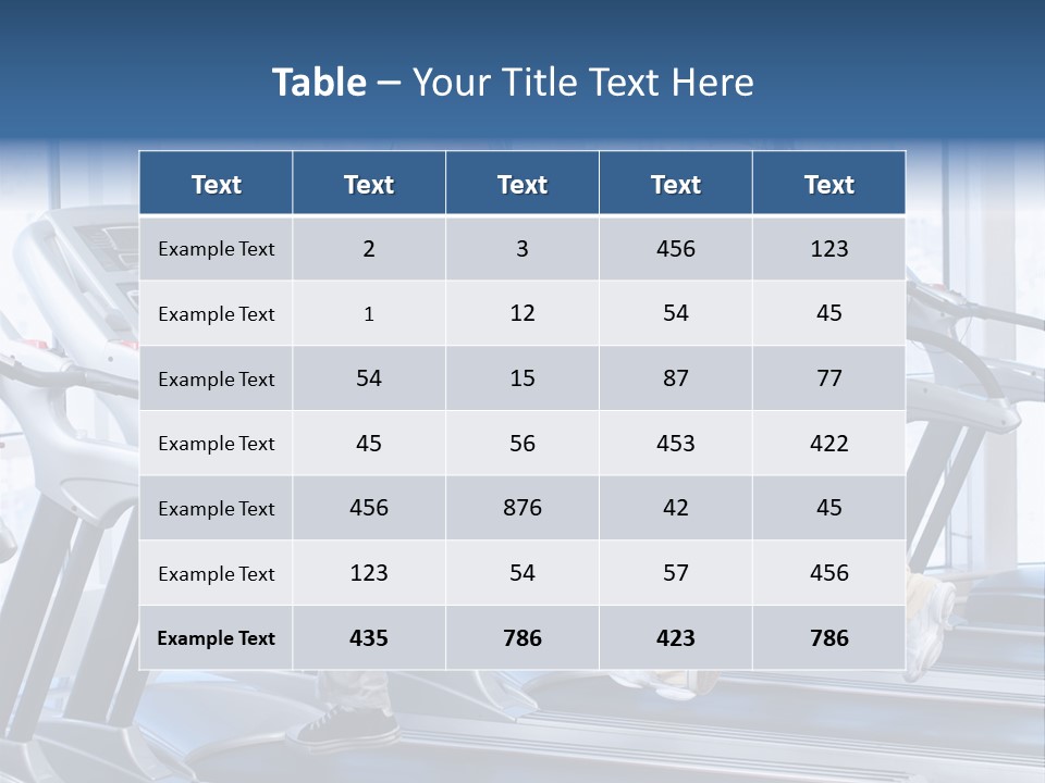 Power Bodycare Figure PowerPoint Template