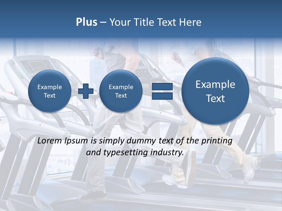 Power Bodycare Figure PowerPoint Template